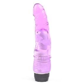 Clear realistic dildo