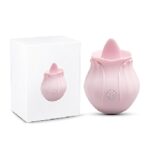 Clitoral Rose Massager with Tongue