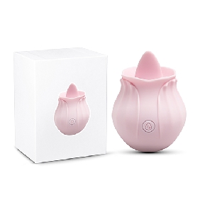Clitoral Rose Massager with Tongue