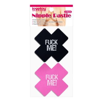 FUCK ME Cross Pattern Nipple