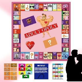 Adultopoly Couple Board Game