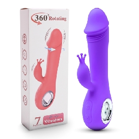 Penis Shape Vibrator with Rotation