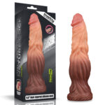 Dual layered Platinum Silicone Cock 9.5'
